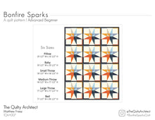 Load image into Gallery viewer, Bonfire Sparks Quilt Kit
